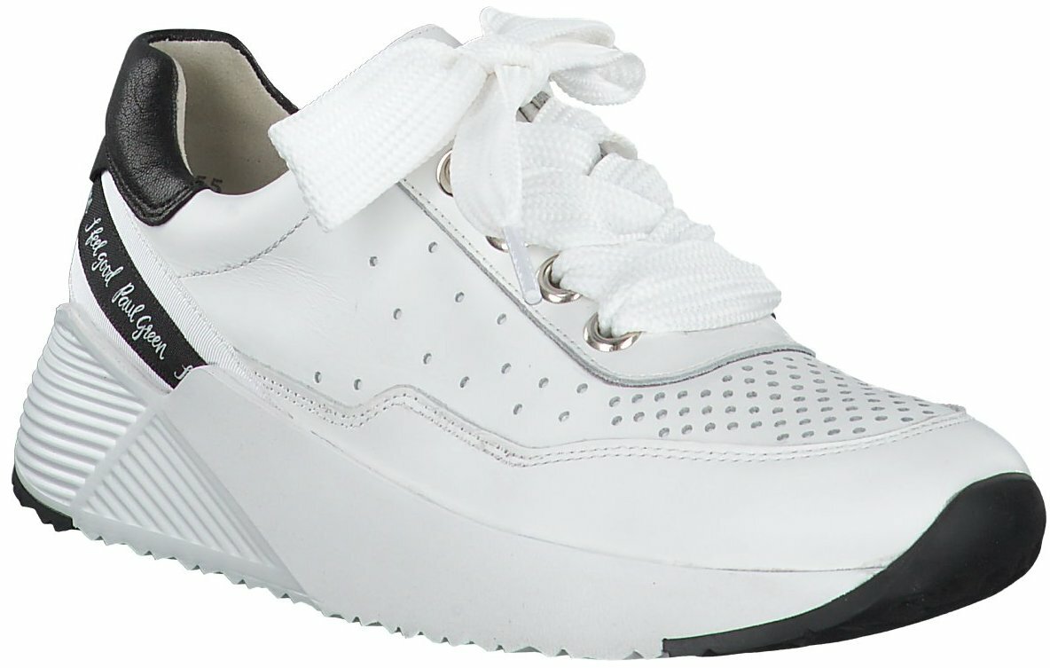 Paul Green Damen-Sneaker mit Plateau 101701770681 (Weiß)