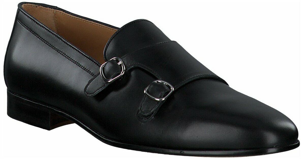 Richard Gordon Herren-Slipper aus Leder 220001858560 (Schwarz)