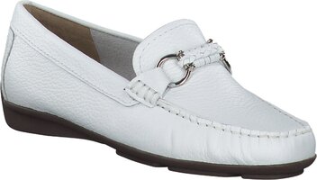 Flache Slipper für Damen 261142 (Weiß)