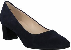 GHANA Damen-Pumps aus Leder 312071 (Dunkelblau)