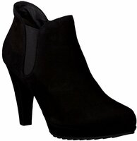 Absatz-Stiefeletten für Damen 337644 (Schwarz)
