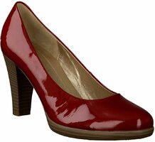 Klassische Plateau-Pumps für Damen 348922 (Dunkelrot)