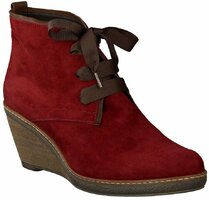 Keilabsatz-Booties für Damen 316477 (Dunkelrot)