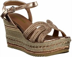 Keilabsatz-Sandalen für Damen 951067 (Gold)