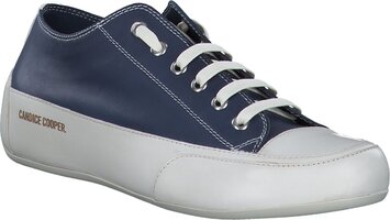 Flache Edel-Sneaker für Damen 348892 (Blau)
