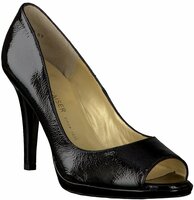 Klassische Peeptoes für Damen 369244 (Schwarz)