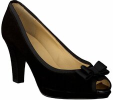 Plateau-Peeptoes für Damen 369056 (Schwarz)