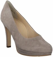Damen-Pumps aus Leder 367710 (Beige)