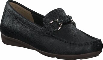 Flache Slipper für Damen 348200 (Schwarz)
