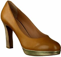 Klassische Plateau-Pumps für Damen 365956 (Hellbraun)