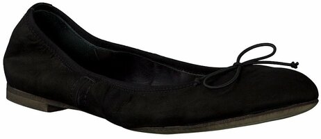 Flache Ballerinas für Damen 354223 (Schwarz)