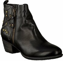 Absatz-Stiefeltten für Damen 385645 (Schwarz)