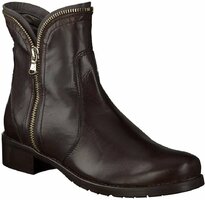 Flache Stiefeletten für Damen 376155 (Dunkelbraun)