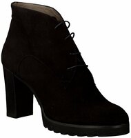 Schnür-Stiefeletten für Damen 392418 (Schwarz)