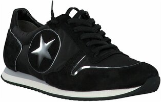 Flache Sneaker für Damen 404411 (Schwarz)