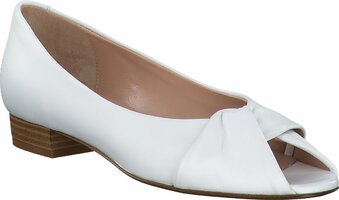 Flache Peeptoes für Damen 283800 (Weiß)