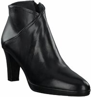 Damen-Stiefeletten aus Leder 972666 (Schwarz)