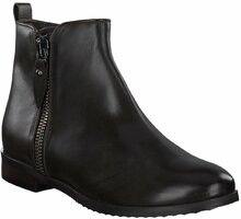 Stiefeletten mit flachem Absatz 425242 (Dunkelbraun)