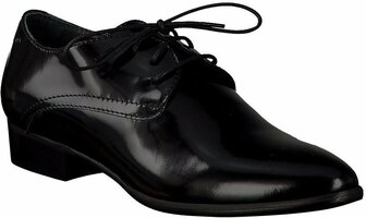 Schnür-Halbschuhe für Damen 436823 (Schwarz)