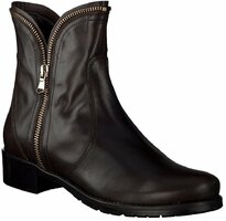 Flache Stiefeletten für Damen 425370 (Dunkelbraun)