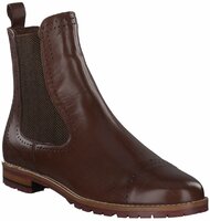 Damen-Chelsea-Stiefeletten aus Leder 425096 (Braun)