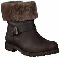 Warmgefütterte Biker-Boots 414797 (Dunkelbraun)