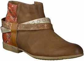 Flache Stiefeletten für Damen 477011 (Hellbraun)