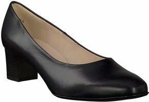 Damen-Pumps aus Leder 493466 (Schwarz)