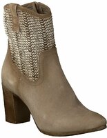 Damen-Stiefeletten mit Absatz 442860 (Beige)