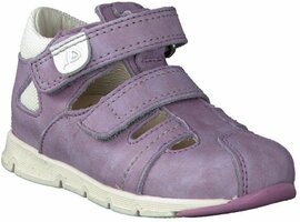 Flache Sandalen für Mädchen 468150 (Weite S/Lila)