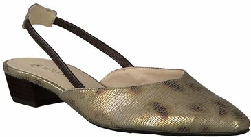 Slingpumps für Damen 454497 (Gold/Silber)