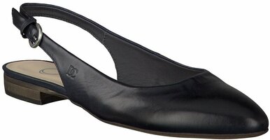 Flache Damen-Slingpumps 459781 (Schwarz)