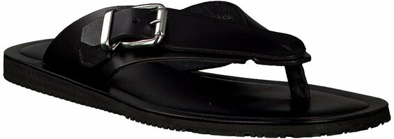 Herren-Zehentrenner aus Leder 475890 (Schwarz)