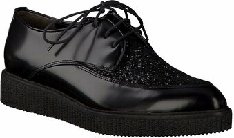 Schnürschuhe für Damen 507763 (Schwarz)