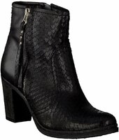 Damen-Stiefeletten aus Leder 498658 (Schwarz)