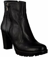 Damen-Stiefeletten aus Leder 473030 (Schwarz)