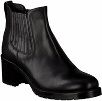 Damen-Stiefeletten aus Leder 499390 (Schwarz)