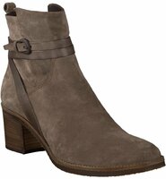 Damen-Stiefeletten aus Leder 499377 (Hellbraun)
