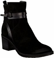 Damen-Stiefeletten aus Leder 499389 (Schwarz)