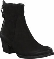 Damen-Stiefeletten aus Leder 560674 (Schwarz)