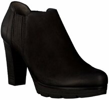 Plateau-Stiefeletten aus Leder 560881 (Schwarz)