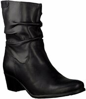Absatz-Stiefeletten für Damen 493648 (Schwarz)