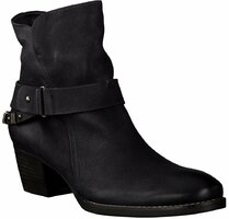 Leder-Stiefeletten für Damen 560716 (Schwarz)