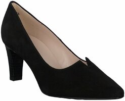 Damen-Pumps aus Leder 578290 (Schwarz)