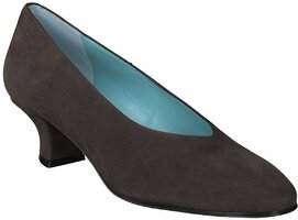 Damen-Pumps aus Leder 256444 (Braun)
