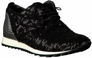 Flache Damen-Sneaker 601548 (Schwarz)