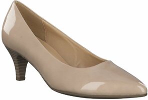 Damen-Pumps aus Leder 578855 (Beige)