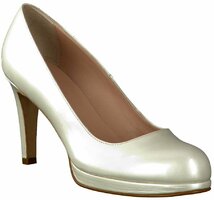 Damen-Pumps mit Plateau 563900 (Weiß)
