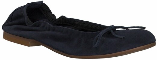 Mädchen-Ballerinas aus Leder 481099 (Dunkelblau)