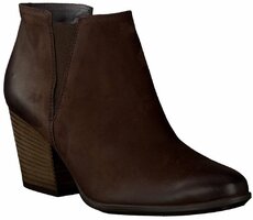 Damen-Stiefeletten aus Leder 637075 (Braun)